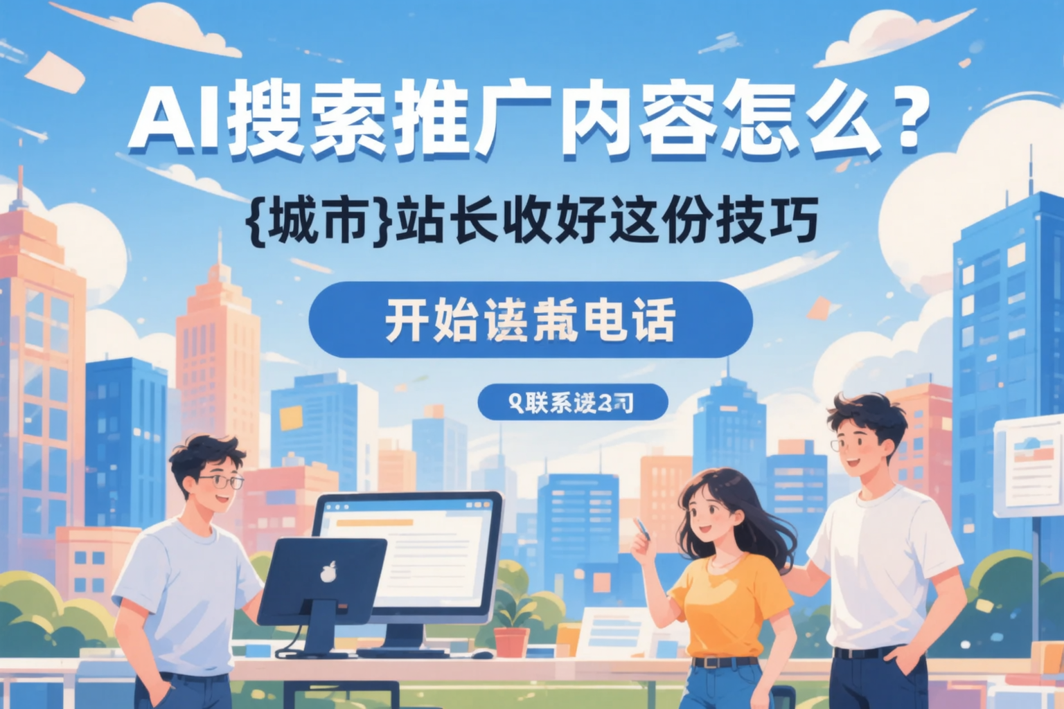 AI搜索推广内容怎么写？山城站长收好这份技巧